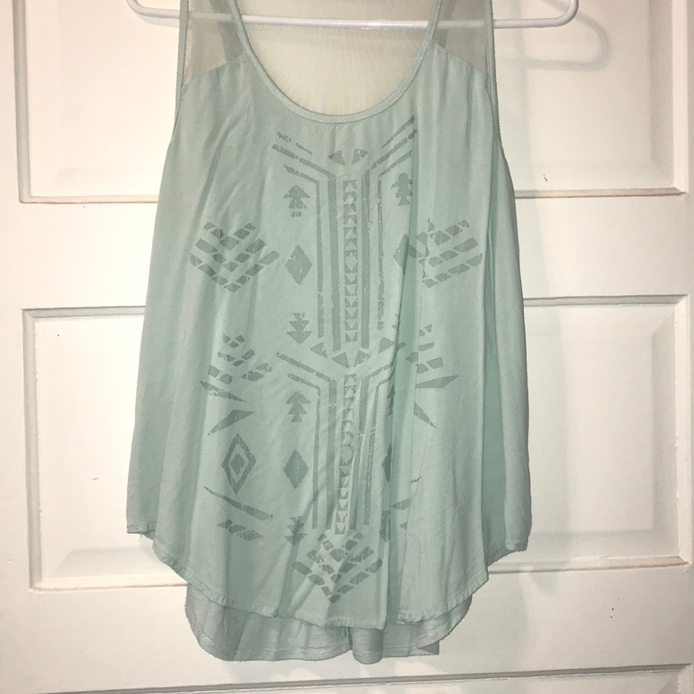 Aztec design tank top